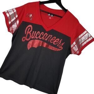 Tampa Bay Buccaneers Women's Football Jersey Sz XL NFL Team Apparel Tailgate